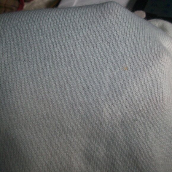 Banana Republic Cardigan Womens Small Cashmere Light Blue Short Sleeve Sweater - Picture 9 of 14